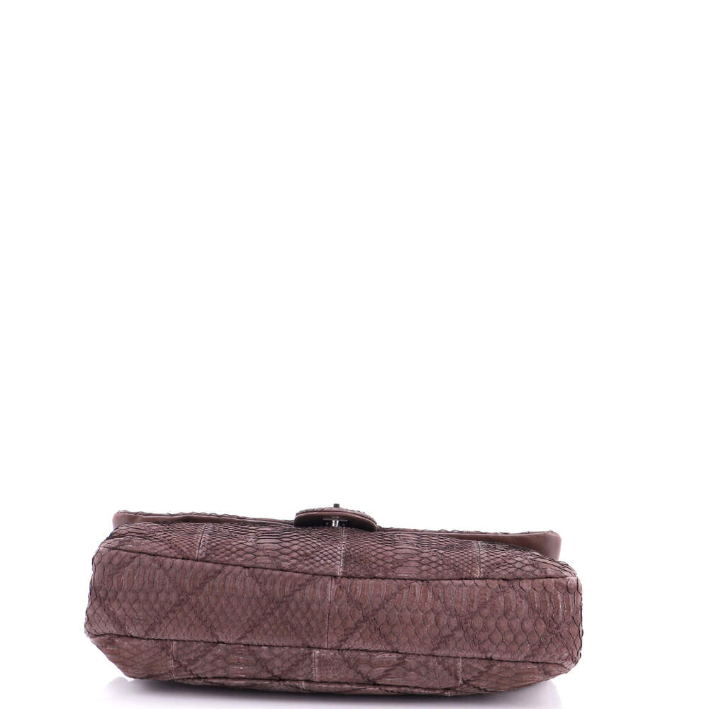 Chanel Classic Single Flap Bag Python #249204C42B - Picture 4 of 7